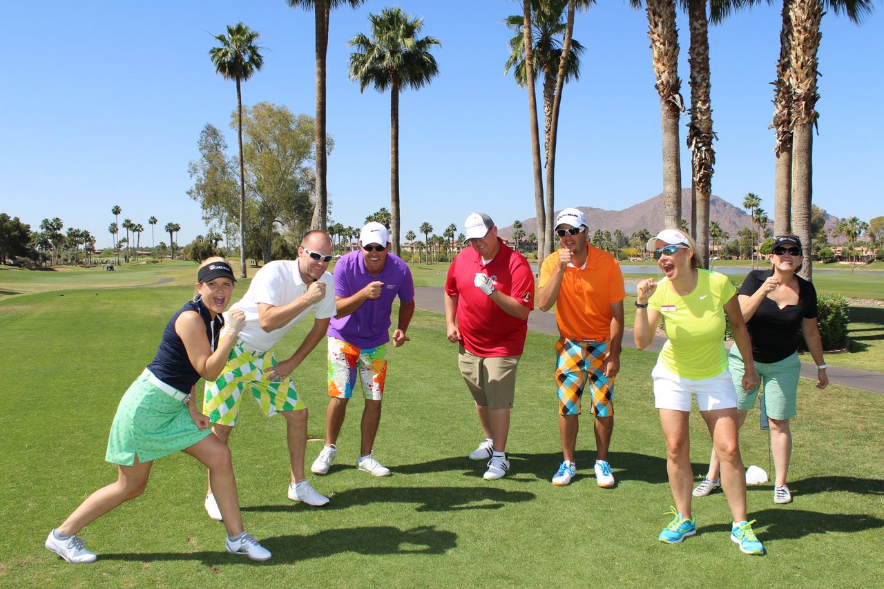 Group Golf Shot 2