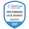 CityOf.com Outstanding Local Business Award - 2021